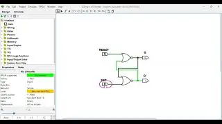 Simulasi SR Latch di Logisim