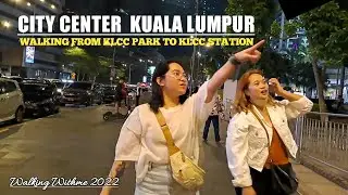 🇲🇾 Kuala Lumpur malaysia | Walking From KLCC park to KLCC station | LRT station 2022