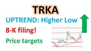 #TRKA 🔥 Uptrend continues! 8-k filing! Lets break 0.32 and SQUEEZE! my price targets!  $TRKA