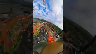 Have you ever ridden a triple launch coaster?🔥😨 #shorts