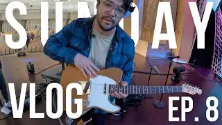 Ep.8 | First Sunday VLOG of 2024 | Electric Guitar Cam | In ear mix