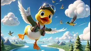 Ducky Flappy Wings Go Flap Flap Flap | Fun Duck Song for Kids | Flappy Duck Dance Nursery Rhyme