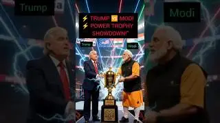 &ldquo;Trump vs Modi ⚡ Power Trophy Showdown | Epic World Leaders Fight 🔥 #Shorts #trump #modi