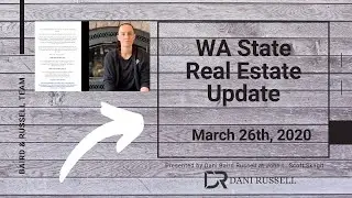 WA State Real Estate Update - March 26th, 2020
