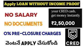 Personal loan without income proof | personal loan in telugu | personal loan apply