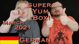 German Universal Yums Subscription Unboxing & Taste Test- March 2021- Super Yums Box!!