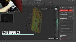 Revopoint MetroX 3d scanner ( cross line session)