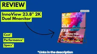 InnoView 23.8&rdquo; Dual Monitor Review 2025 | 2K QHD Foldable Monitor for Mac & Windows