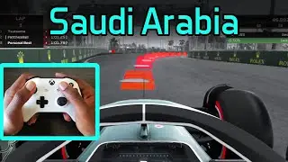 F1 22 Controller Gameplay | Jeddah Hotlap