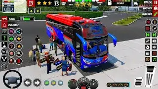 BUS DRIVING SIMULATOR GAMEPLAY 3D VIDEO ✨ BUS GAME 🎯#bussimulatorindonesia #busgame 
