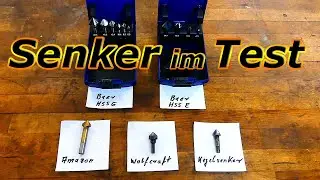 Bohrsenker im Härte-Test. Wer billig kauft....