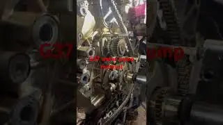 2008 Infiniti g37 water pump removal
