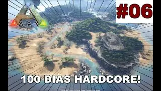 Dia 6 - Desafio 100 dias na Ilha Hardcore! | ARK: Survival Evolved |!discord / !pix / !redes