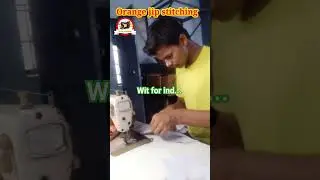 Orange jip stitching Nikkar || @short
