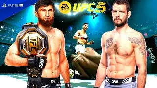 Magomed Ankalaev Vs Nikita Krylov FULL FIGHT (UFC 5 Simulation) - Ps5