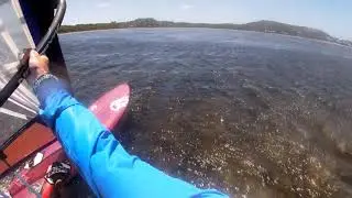Windsurfing power Gybing GPS Speed sailing Alpha Racing. 28kt Alpha