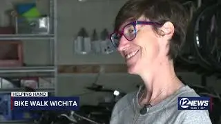 Bike Walk Wichita receives Helping Hand donation to support community transportation programs