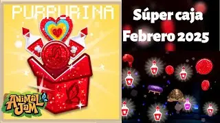 S&uacute;per Caja de Purpurina | Glitter Super Box en Animal Jam Febrero 2025 Andalus