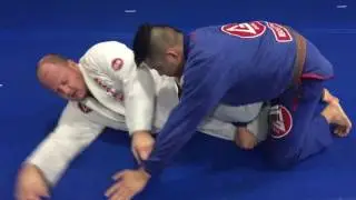 Defending the leg weave pass
