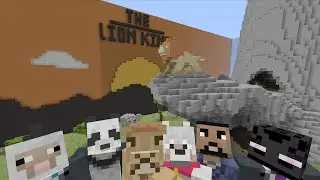 Minecraft XBOX - Hide and Seek - The Lion King - Pride Rock!
