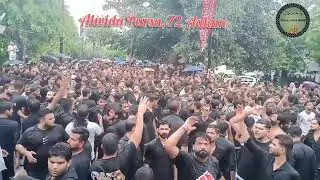 Alwida Pursa | Ya Abbas 🙌 72 Aalam 📍Waqf Mansabiya railway road Meerut Azadari 2024