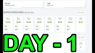 Ezoic Earnings Case Study - Day 1
