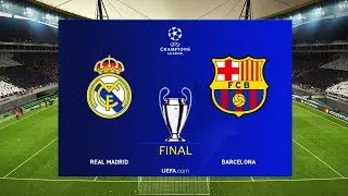 PES 2019 - Real Madrid vs Barcelona - El Clasico - Final UEFA Champions League [UCL]