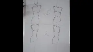 طريقة رسم مانيكان متحرك (اساسيات رسم المانيكان )