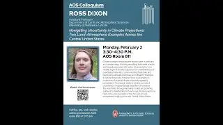 UW-AOS Colloquium - February 2, 2026 - Ross Dixon