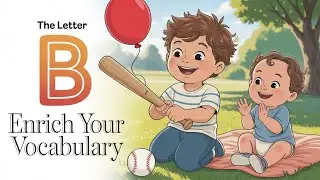Learn vocabulary | Alphabet b | Educational video