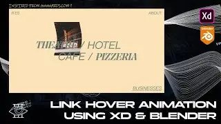 HOW TO DESIGN HOVER ANIMATION PROTOTYPE LIKE AWWWARDS.COM USING BLENDER AND XD | UI/UX TUTORIAL