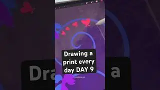 Drawing a printer every day: DAY 9 #art #digitalart #procreate #howtodraw #speeddrawing #printdesign