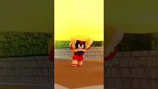 INVICTOR vs METEORITO de FUEGO: SALVA LA CIUDAD 😱 #minecraft #minecraftanimation