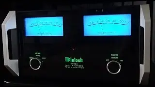Amazing McIntosh MC452 Power Amplifier Meters In Action !!