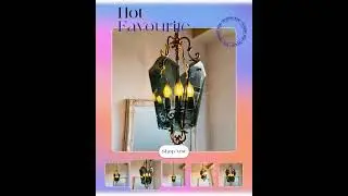 French Etched Glass Lantern &ndash; Art Deco Hanging Ceiling Light