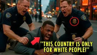 Racist Police Officers Illegally Detained A Man Because Of The Color Of His Skin