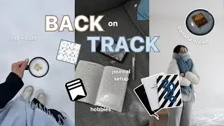 getting back into a routine | journal ecosystem, substack, sunday reset