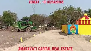 Amaravati capital Bandipalem phace 5 sqare yard 4000/- fixed vijayawada hyderabad highway