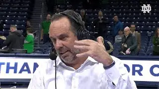 @NDMBB | Mike Brey Instant Reaction vs. Georgia Tech (2020)