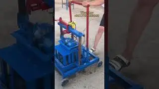 Interlock Cement Concrete Hollow Color Pavers Block Making Concrete Brick Production Brick Machine
