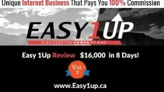Easy 1Up Review   $16,000  in 8 Days!   FREE Rotator   Easy1Up