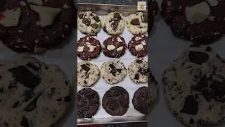 One dough four different flavours cookies🤤😍🍪#shorts #short #shortvideo #youtubeshorts