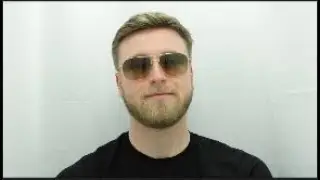 Male model wearing Oliver Peoples Clifton OV1150 503585 Sunglasses