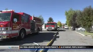 Garage fire destroys home in Butte