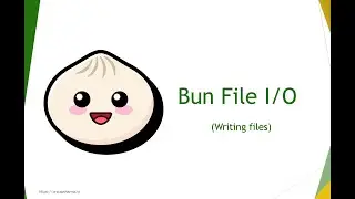 Writing to a file with Bun | Bun 1.0 | Bun File I/O | Learn with Pratap | Part #2