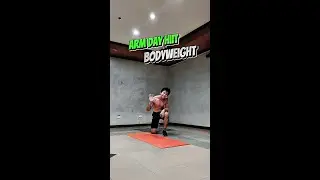 Arm Day HIIT Training Bodyweight