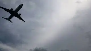 Landing Boeing 737-800 NordStar (U-Лайка). Красноярск. KJA