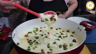 SOPA CREMOSA DE LEITE E BATATA | CREME DE BATATA COM BACON | SOPA DO OUTBACK #701