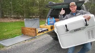 Installing Fridge/Freezer in my Truck Camper! ICECO JP42