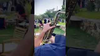 Wedding Reception Sax live Aperitivo #matrimonio #destinationwedding #saxophone #musicpromotion